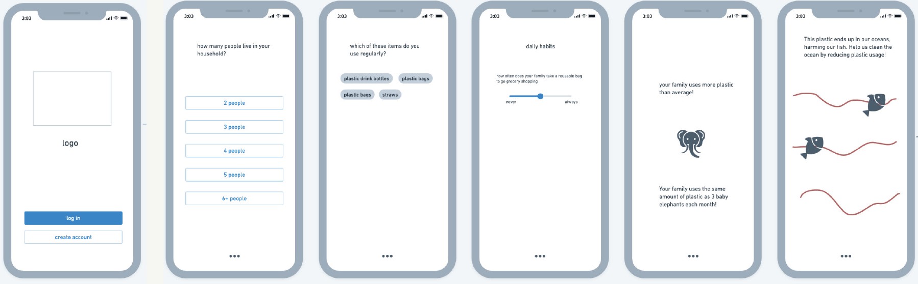 Initial concept sketches